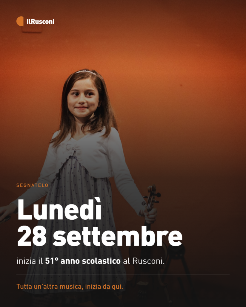 Inizio anno scolastico