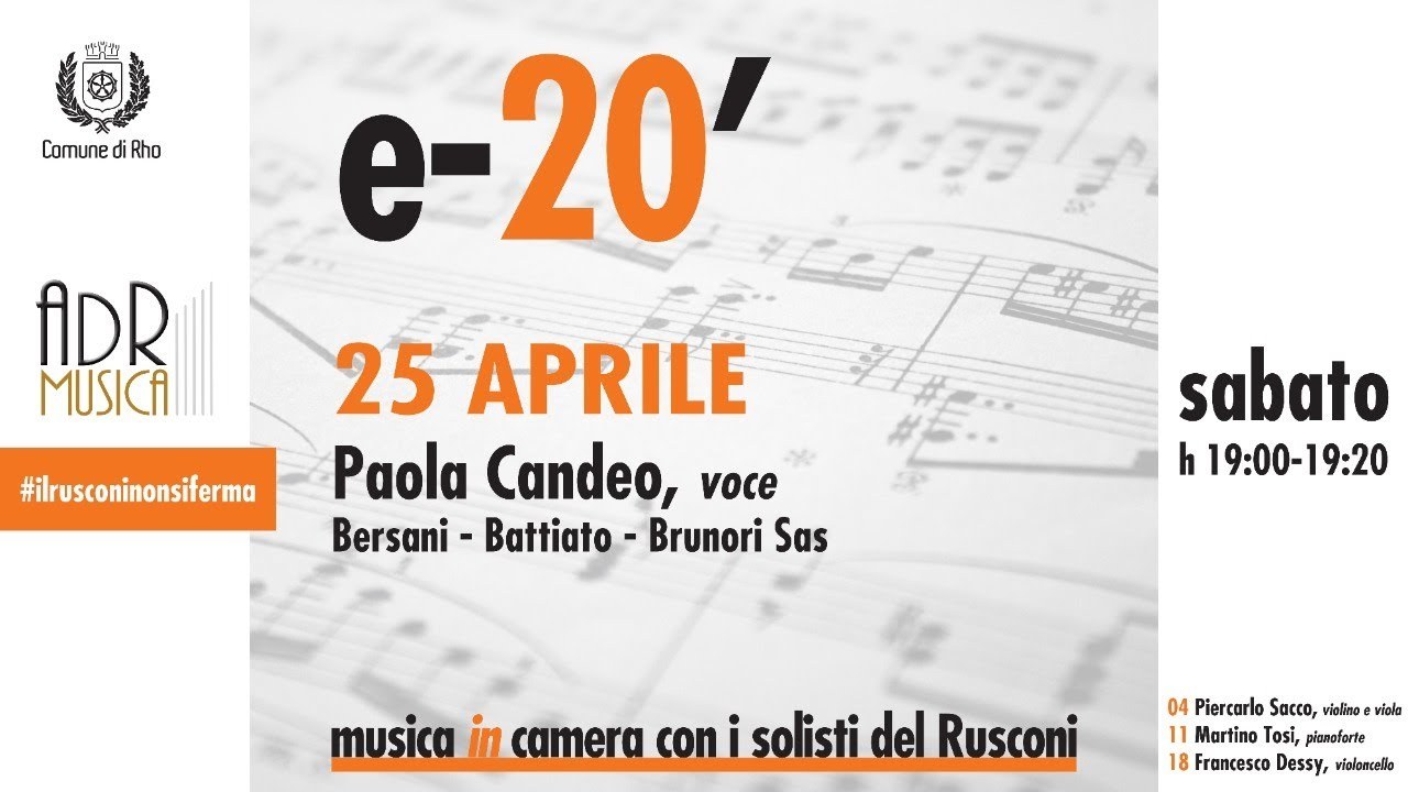 e-20’ musica in camera con i solisti del Rusconi – #4